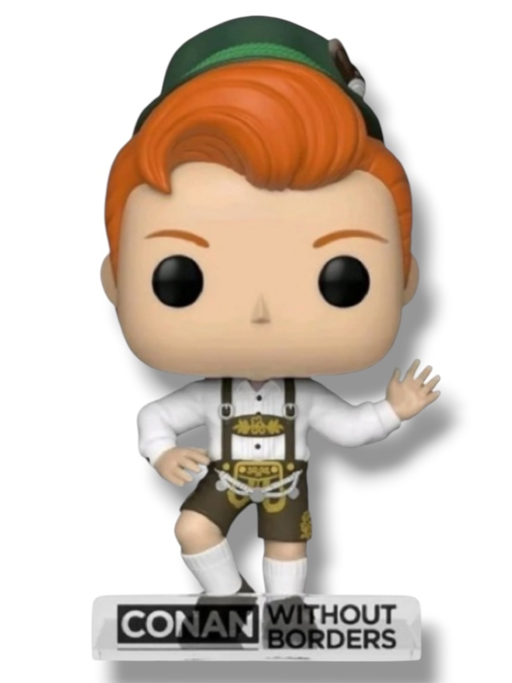 Funko Pop Conan O’Brien Without Borders Germany Bavaria Lederhosen Figure #21
